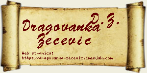 Dragovanka Zečević vizit kartica